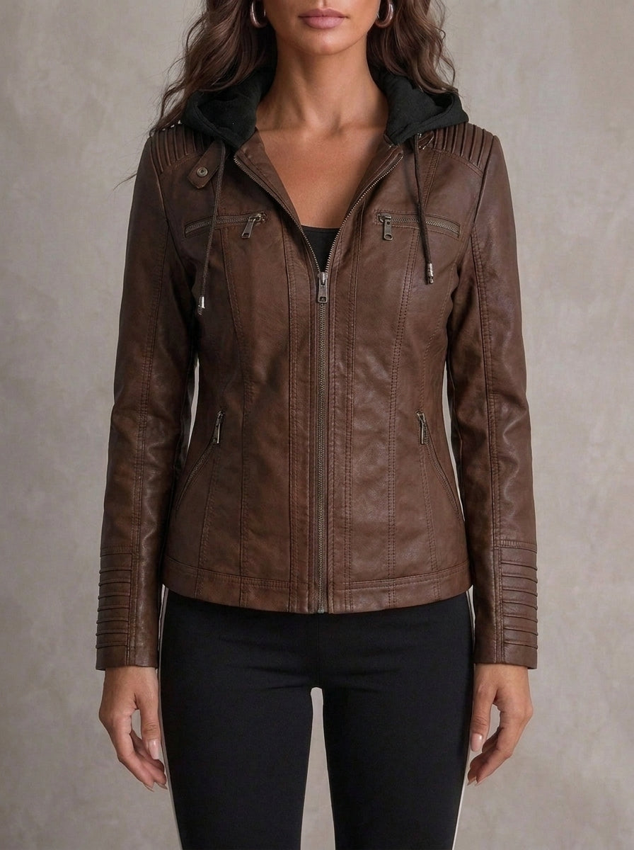 Macarena ⎸ Chaqueta de Piel Resistente y Elegante