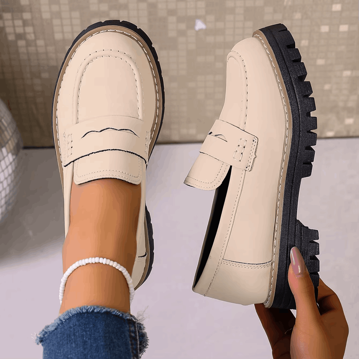 Elsa - Mocasines con Plataforma