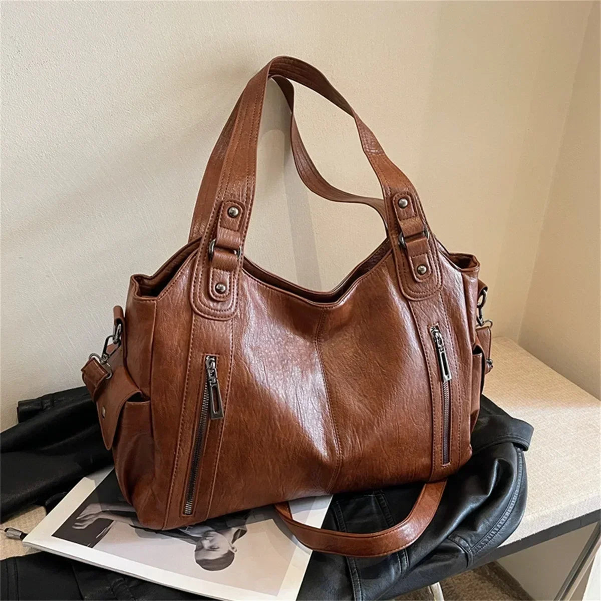 Bolso Alma color camel