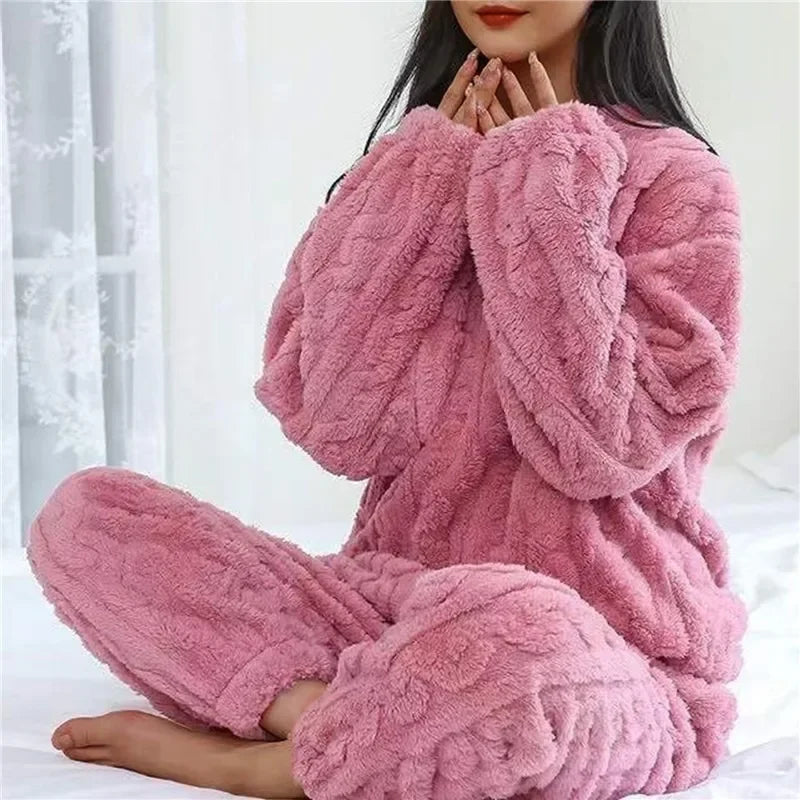 Conjunto Alba rosa empolvado