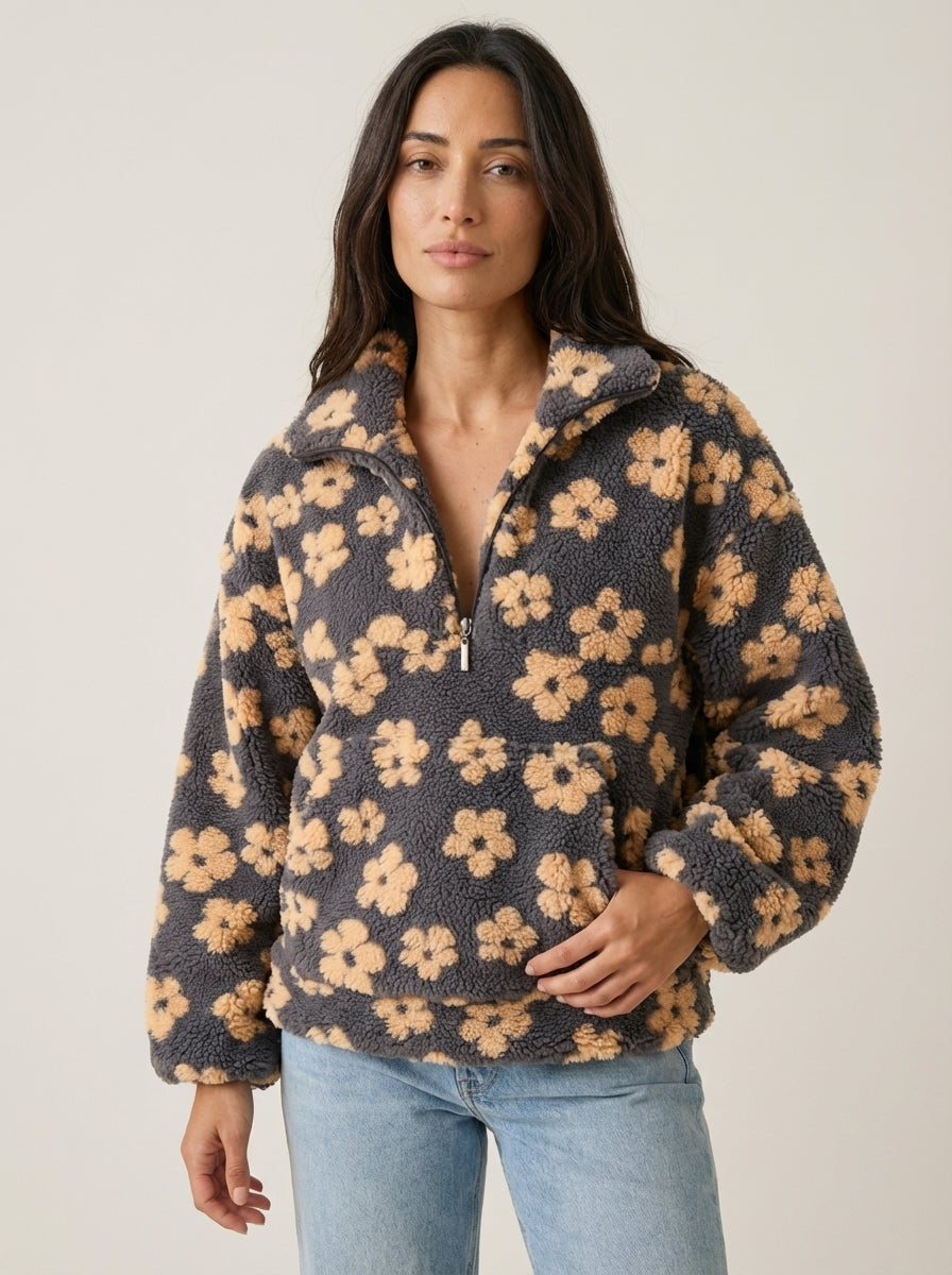 Daisy - Sudadera Fleece Bloom
