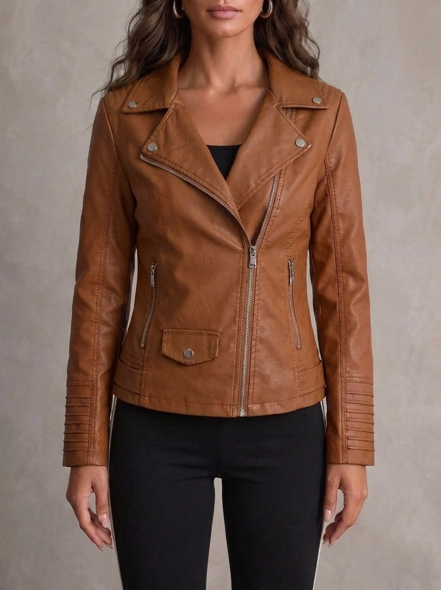 María ⎸ Chaqueta de Piel Resistente y Elegante